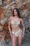 Bikini floral amarillo