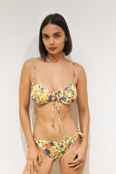 Bikini floral amarillo
