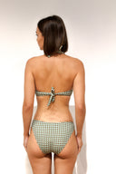 Bikini kaki piqué corsetero