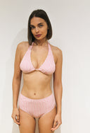 Bikini rosa piqué