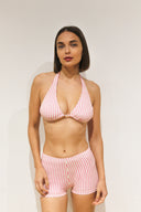 Short rosa piqué