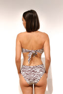 Bikini animal print granate
